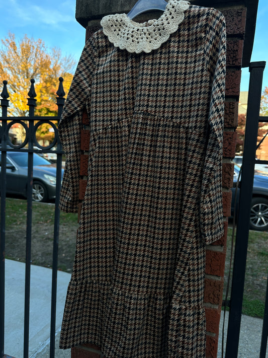 HOUNDSTOOTH DRESS