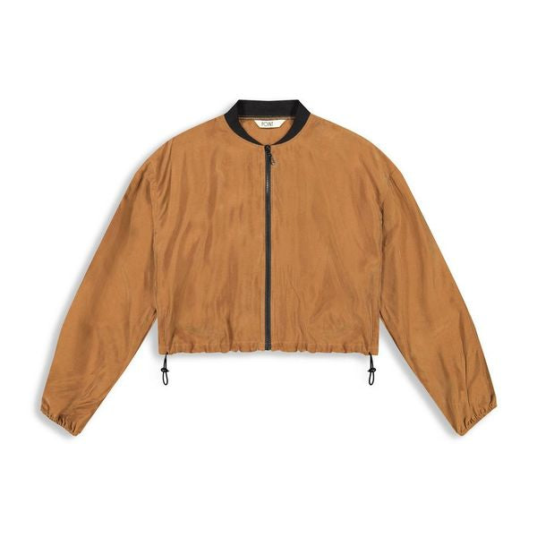 POINT SUEDED BOMBER