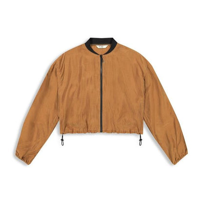 POINT SUEDED BOMBER