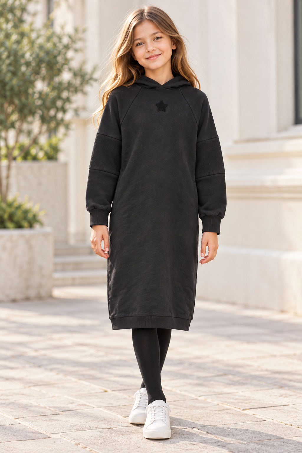 OVERSIZED HOODIE DRESS