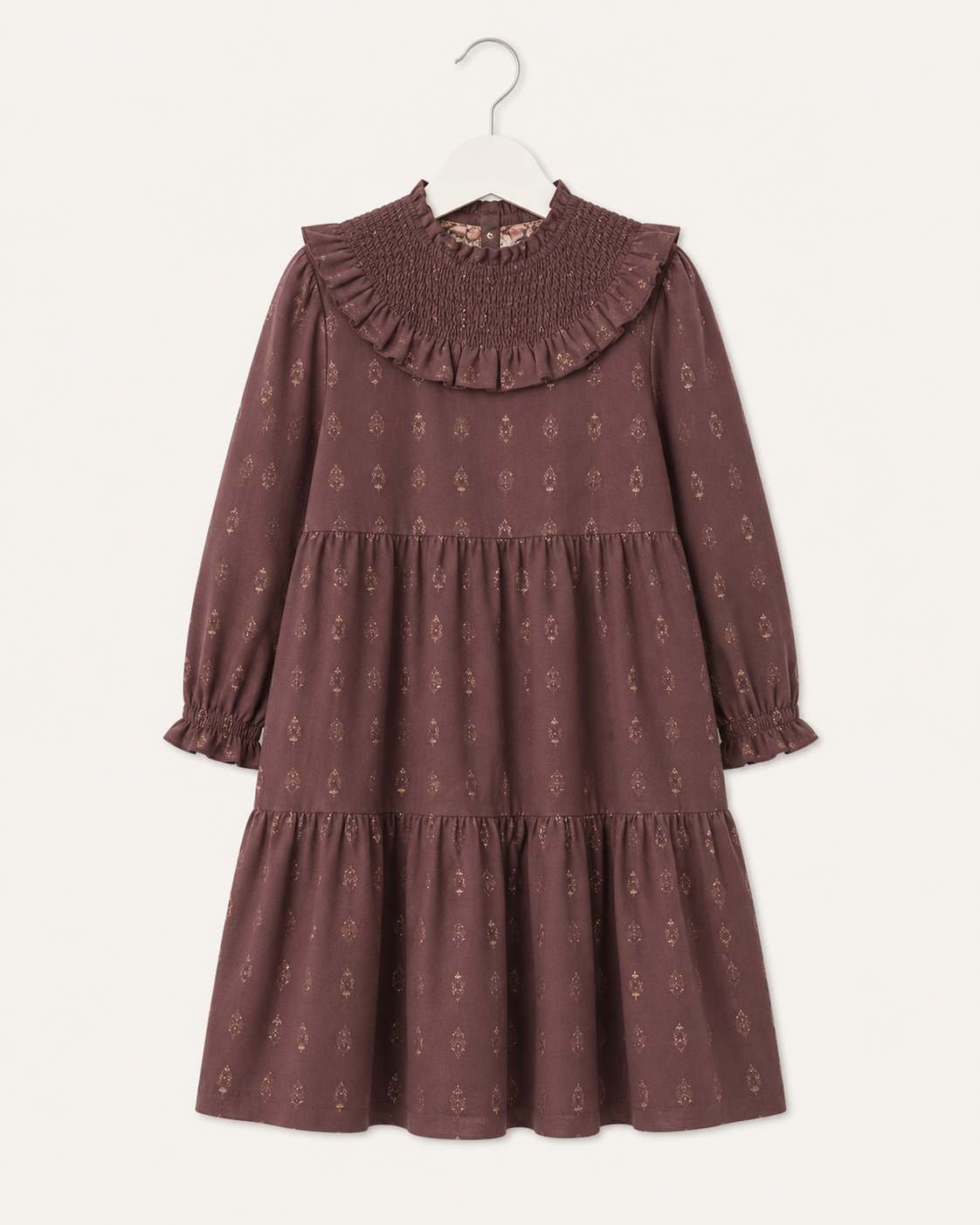 Embroidery Yoke Neckline