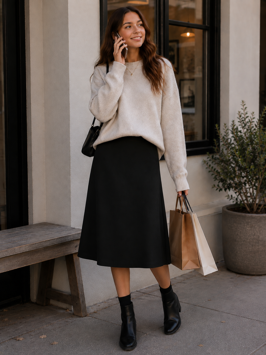 GIRLS PONT FLAIR SKIRT