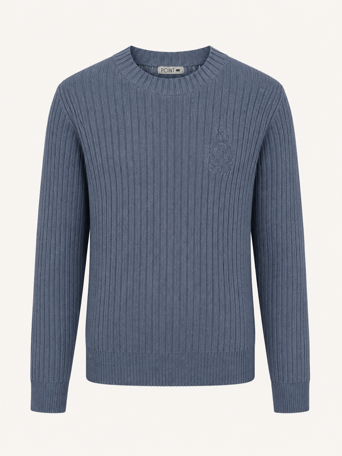 POINT CABLE CREST SWEATER