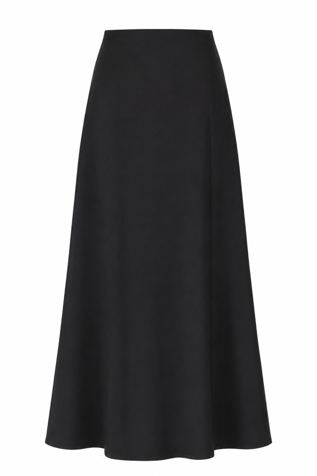 SUEDE PANELED MIDI SKIRT