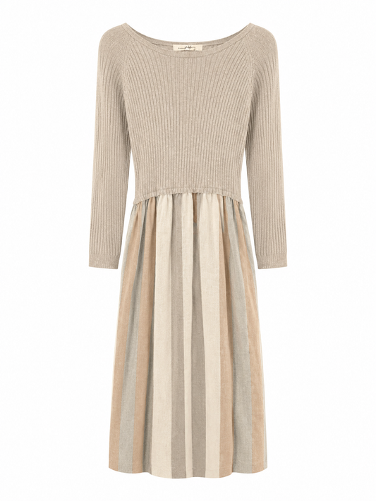 Linen Stripe Dress