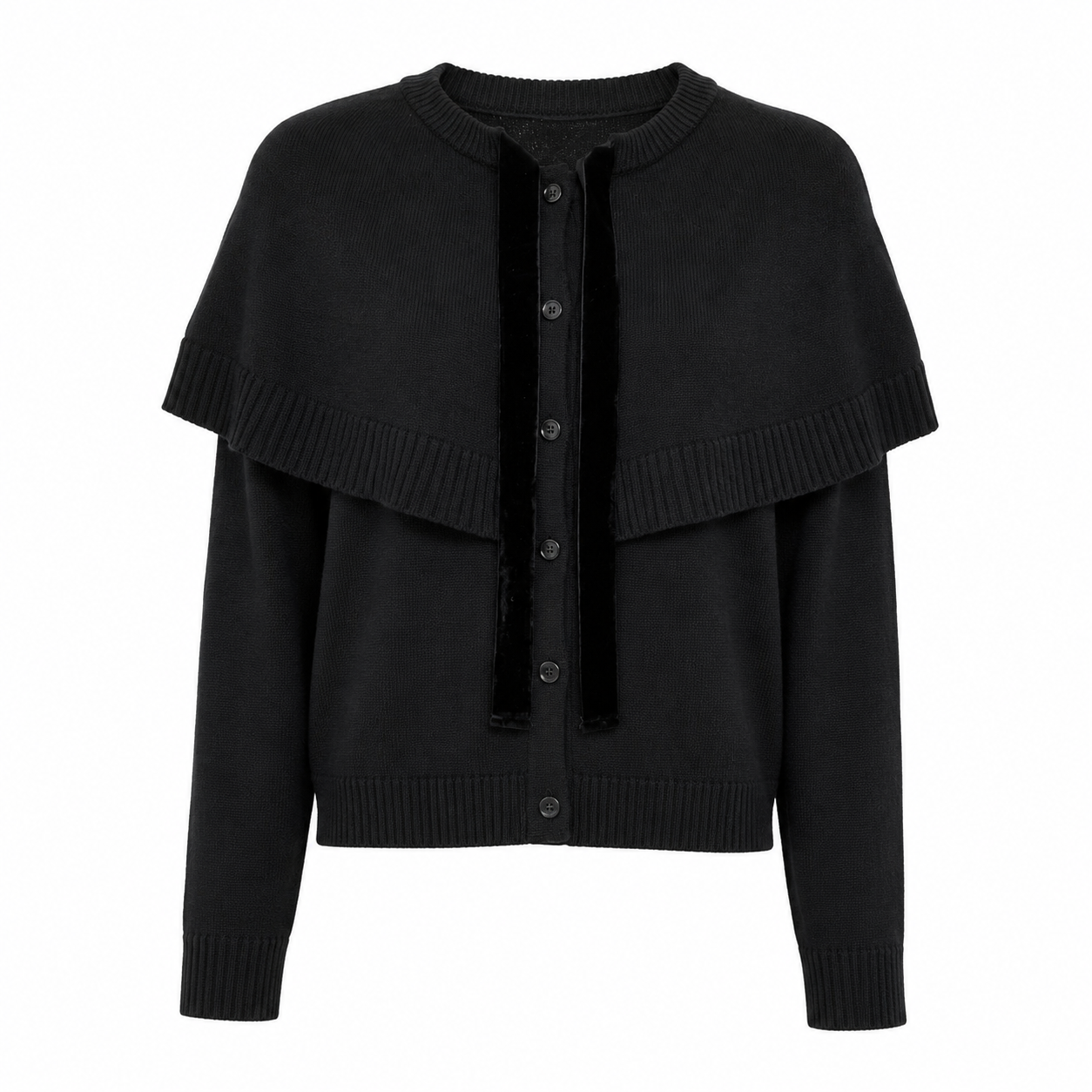 GIRLS CAPE KNIT CARDIGAN