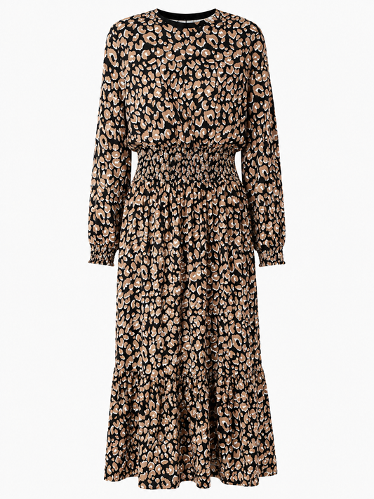 Midi Leopard Dress