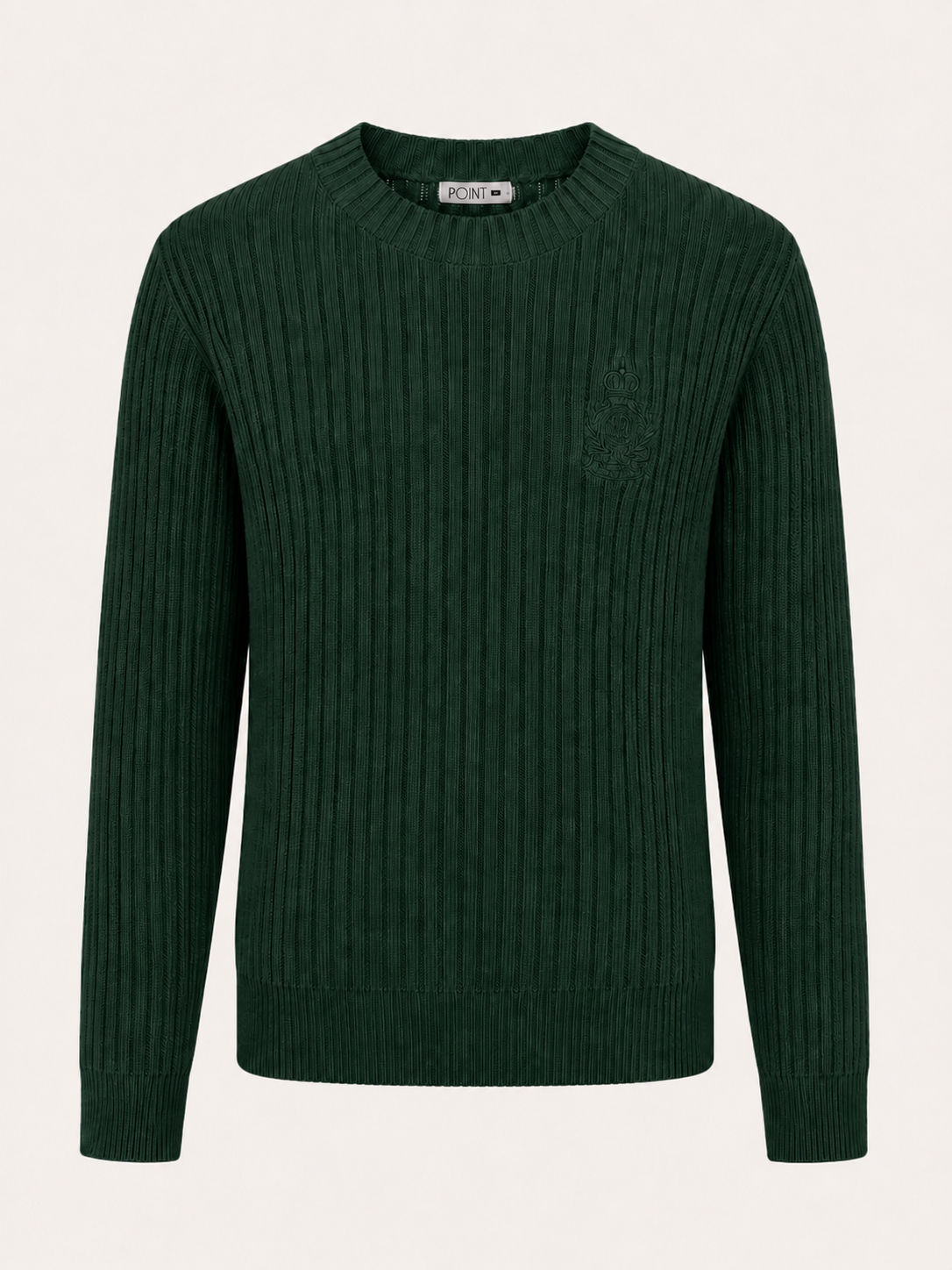 POINT CABLE CREST SWEATER
