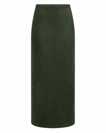 POINT BRUSHED STRAIGHT SKIRT
