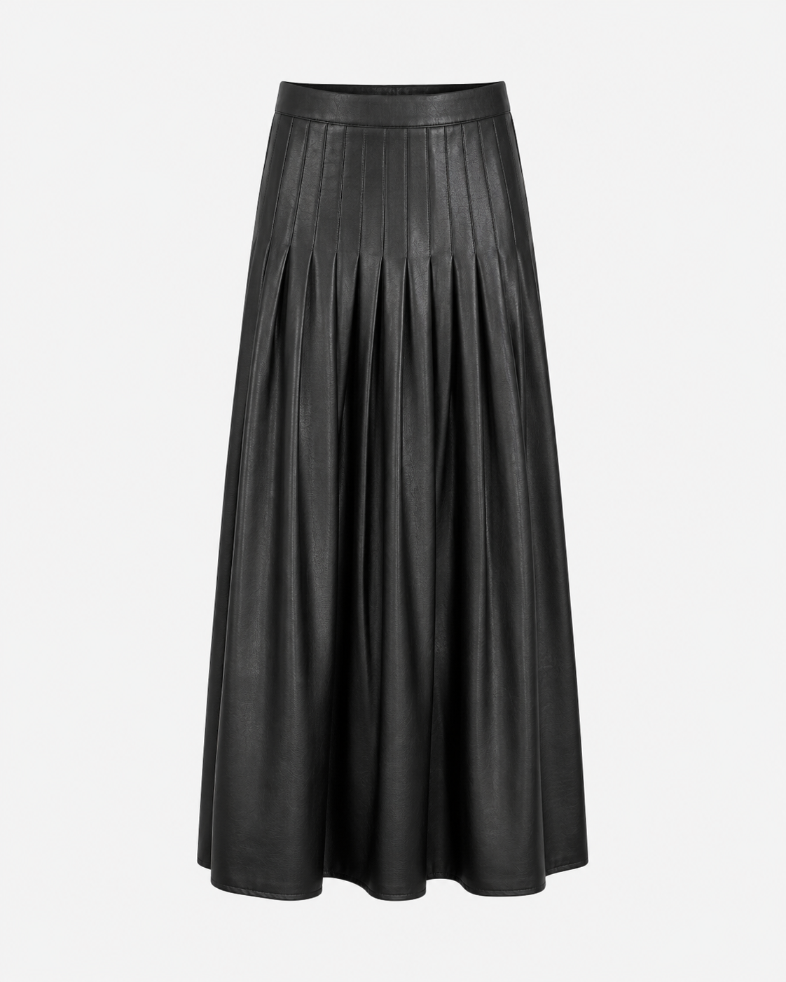 AROSA THIN PLEATED MIDI SKIRT