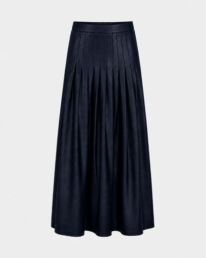 AROSA THIN PLEATED MIDI SKIRT