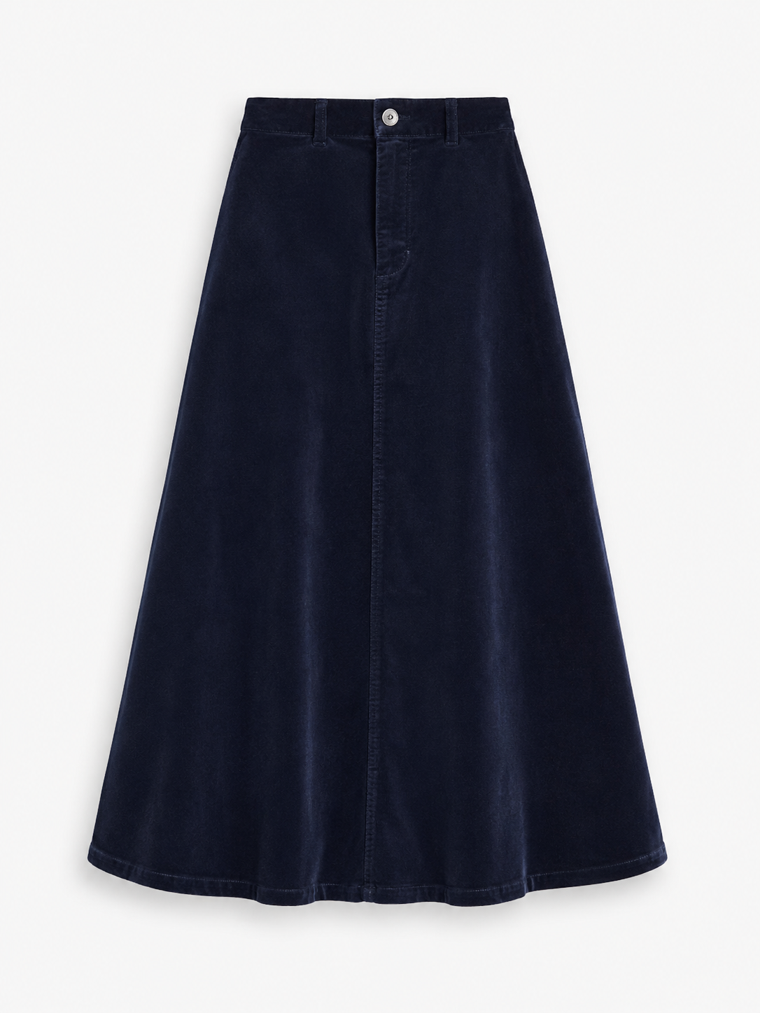 STRETCH CORDUROY MAXI SKIRT