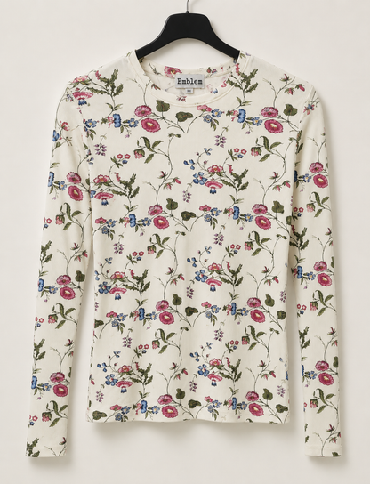 RHYTHM & EMBLEM FLORAL TEES