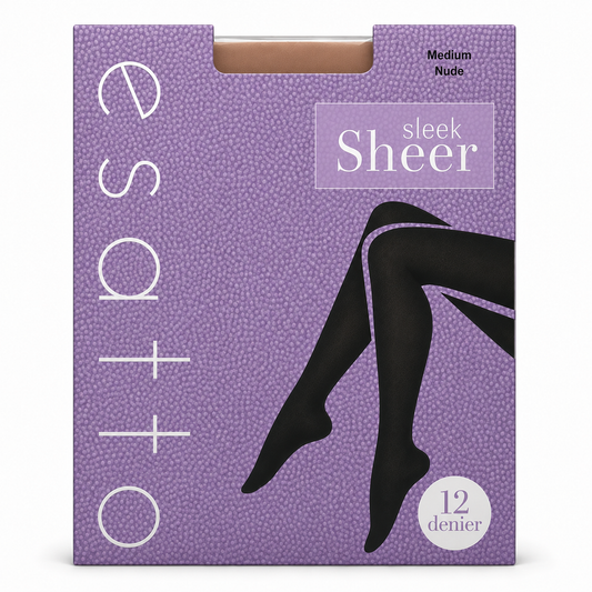 ESATTO STOCKINGS LIGHT CONTROL / SLEEK SHEER 12 DENIER