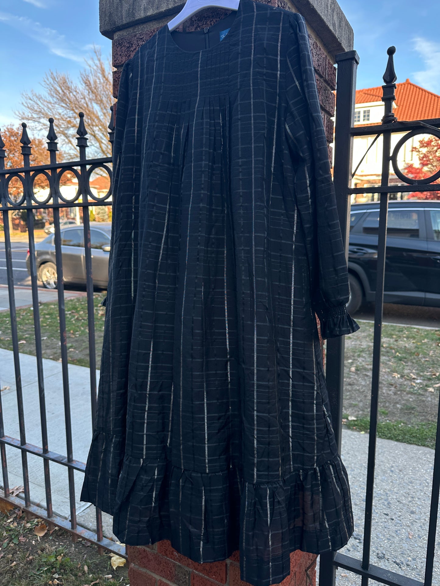 BLACK METALLIC DRESS Fallon's BLACK METALLIC DRESS Fallon's