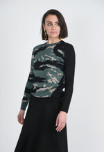 Load image into Gallery viewer, CAMOUFLAGE BUNGEE SWEATER
