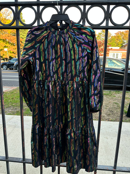 RAINBOW METALLIC DRESS