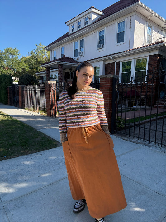 MULTICOLORED KNIT SWEATER