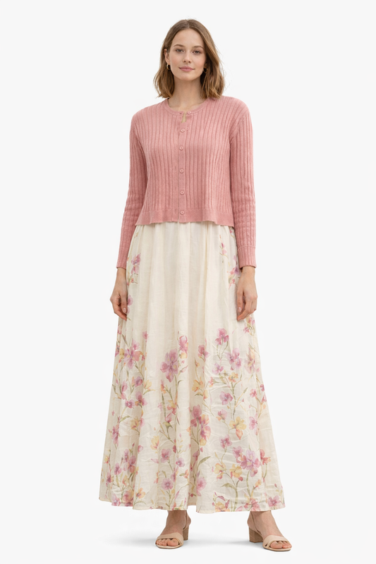 PASTEL FLORAL SKIRT