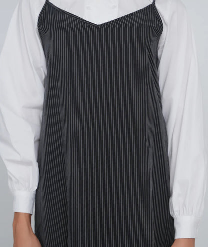 POINT BRUSHED A-LINE MAXI JUMPER