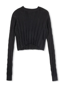 VEER CROPPED KNIT TOP