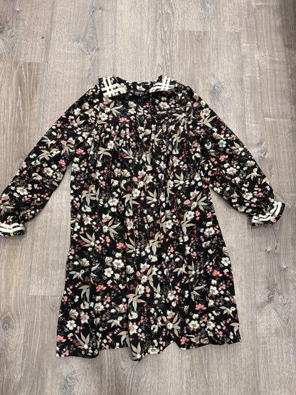 FLORAL COLLAR DRESS