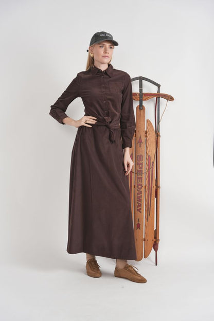 CORDUROY EMBROIDERED BLOUSE