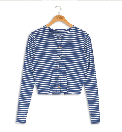 POINT CLASSIC STRIPE CARDI