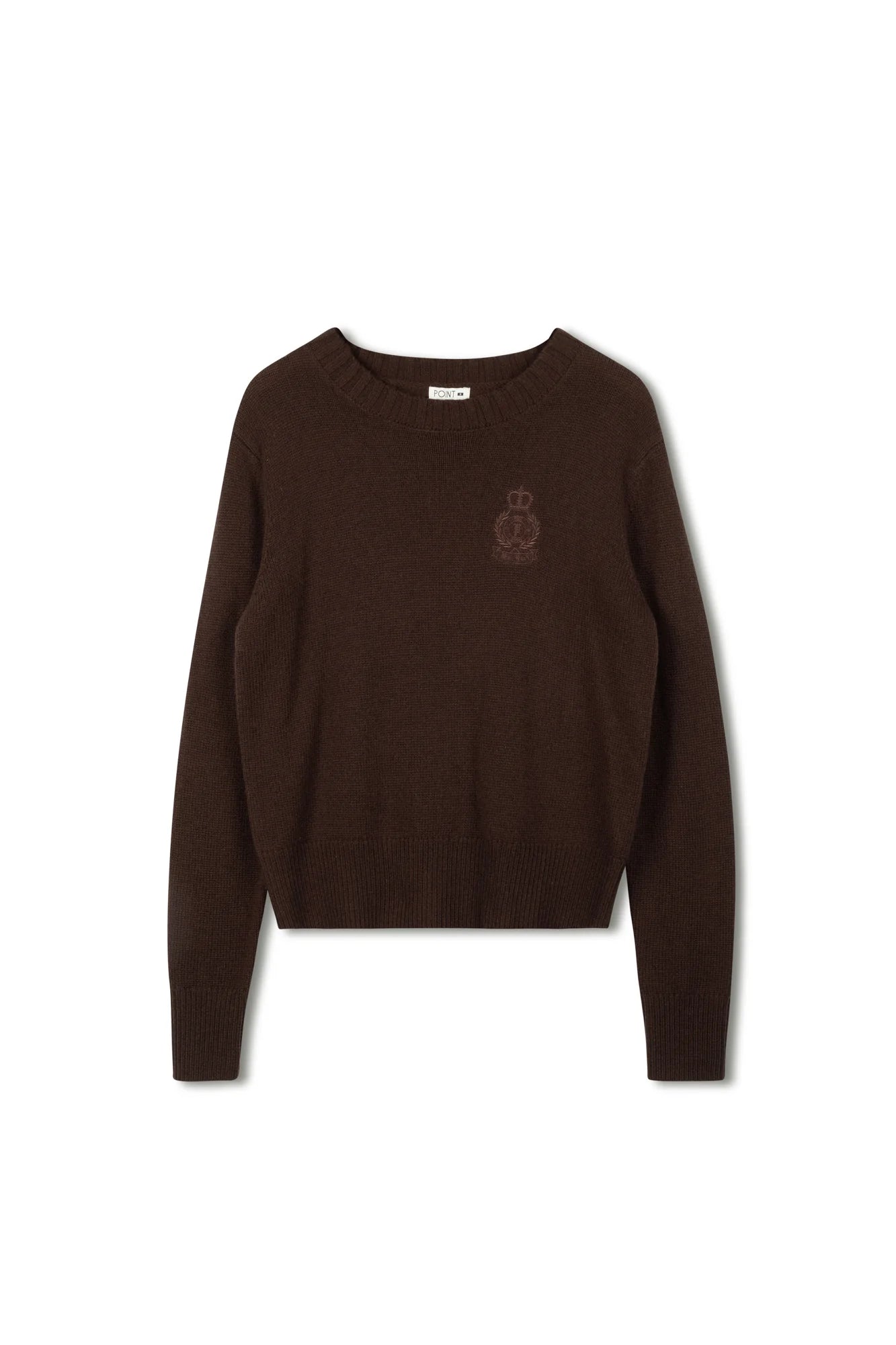 POINT FINE KNIT CREW