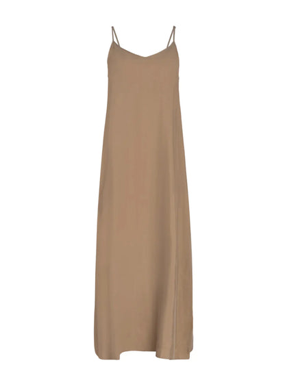 POINT BRUSHED A-LINE MAXI JUMPER