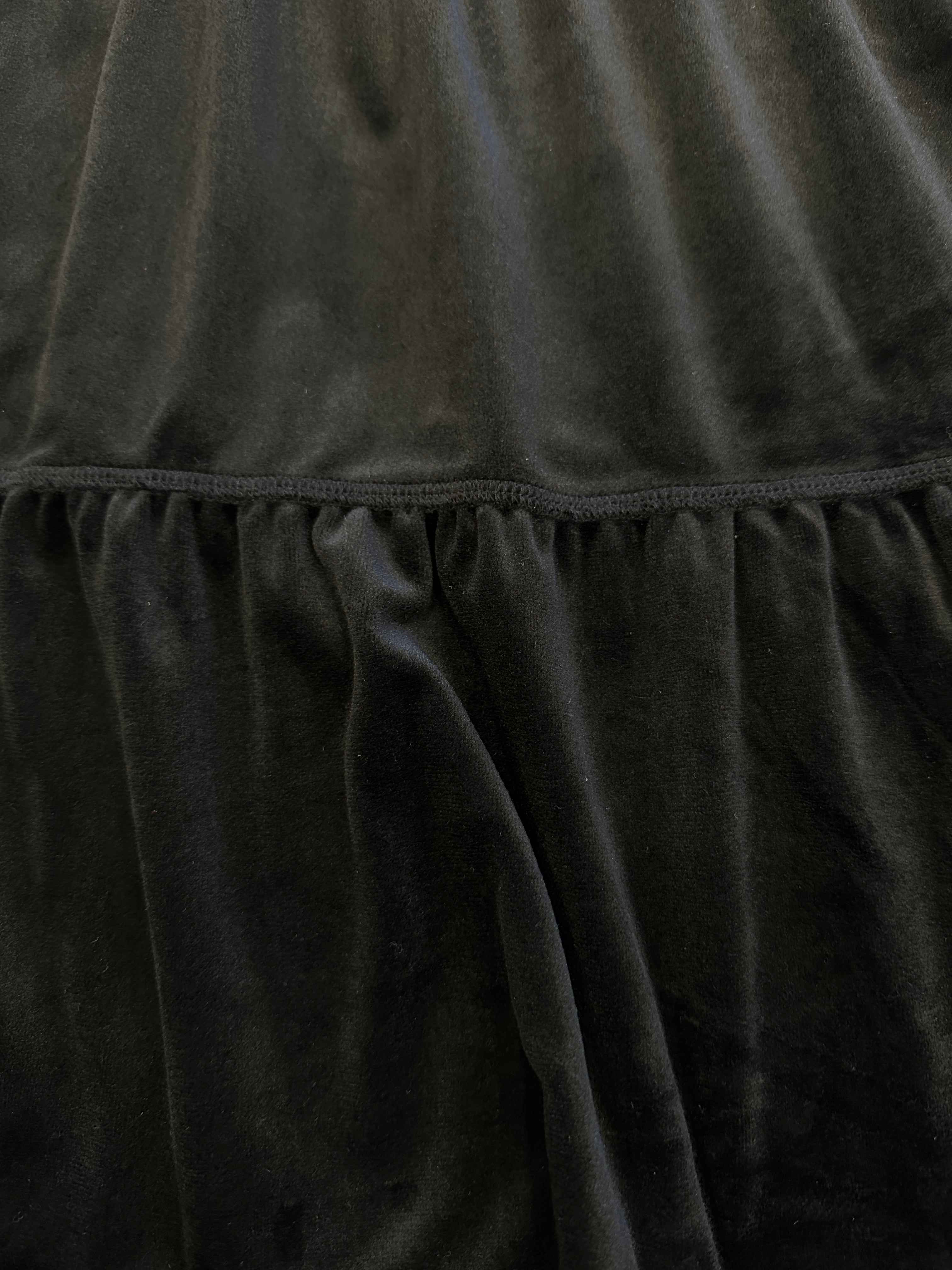 WHITLOW AND HAWKINS VELOUR SKIRT
