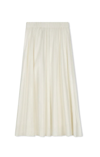 POINT LINEN PANEL SKIRT