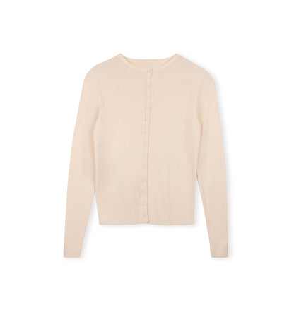 KNIT CROPPED CARDIGAN