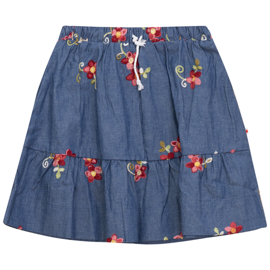 GIRLS FLORAL SKIRT