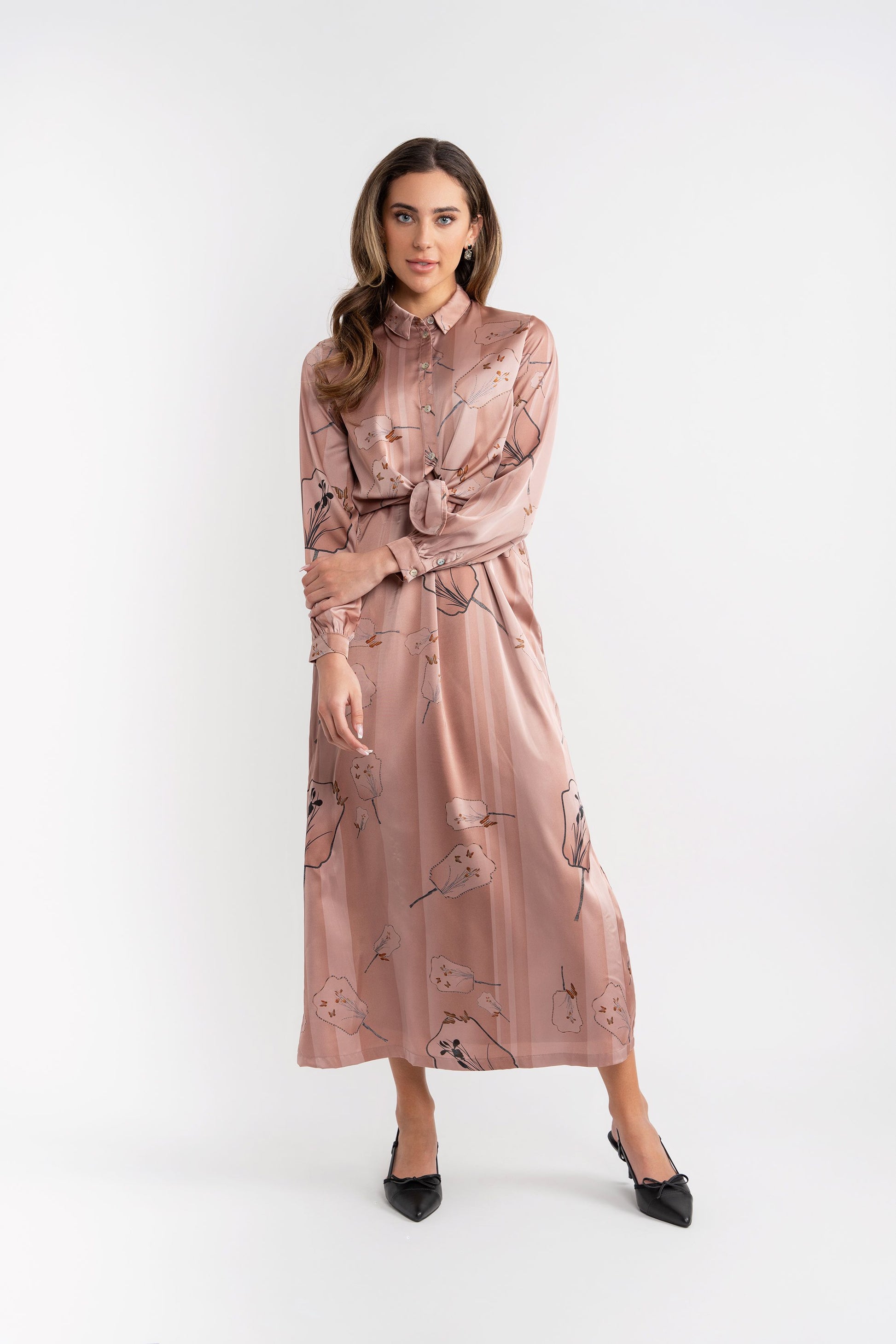satin dress with jumper Ayesha Jumper And Satin Slip Dress Set Wine Girl In Mind