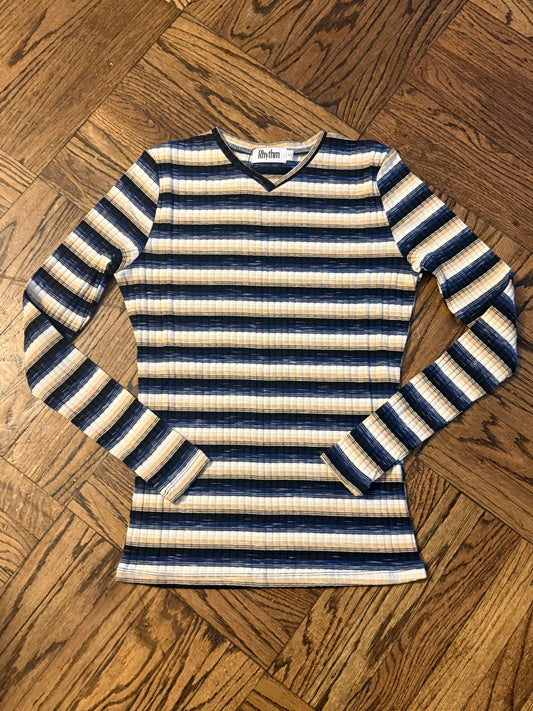 RHYTHM NAVY/ WHITE TEE