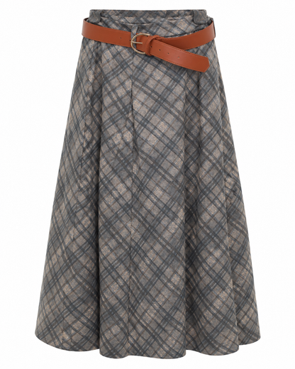 TEEN MIDI SKIRT IN A WOVEN FABRIC