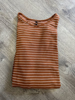 Load image into Gallery viewer, Riff V-Neck Tee Striped and Trimming

