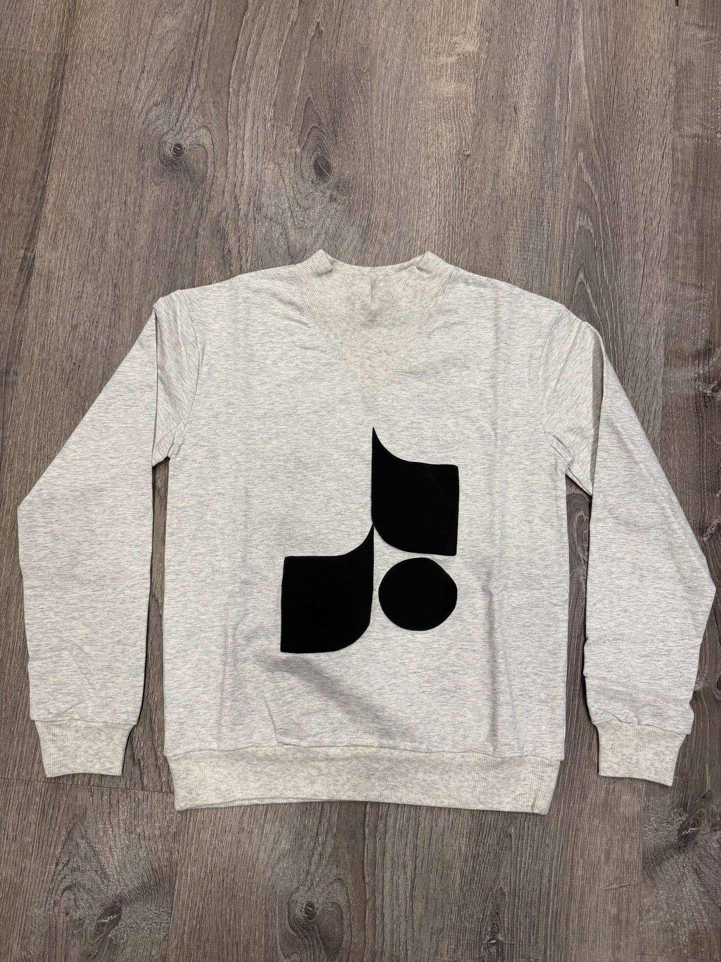 FENNEL NECK GRAPHIC SWEATSHIRT