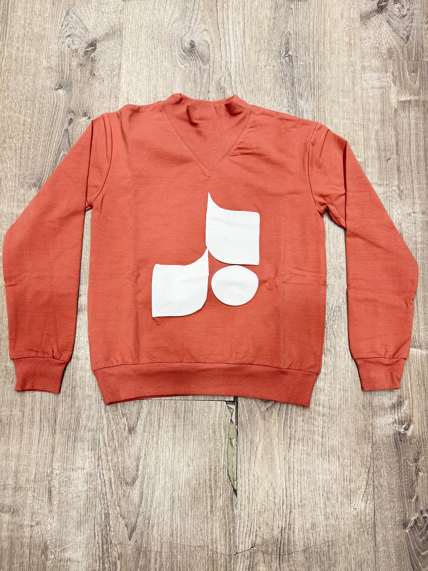 FENNEL NECK GRAPHIC SWEATSHIRT