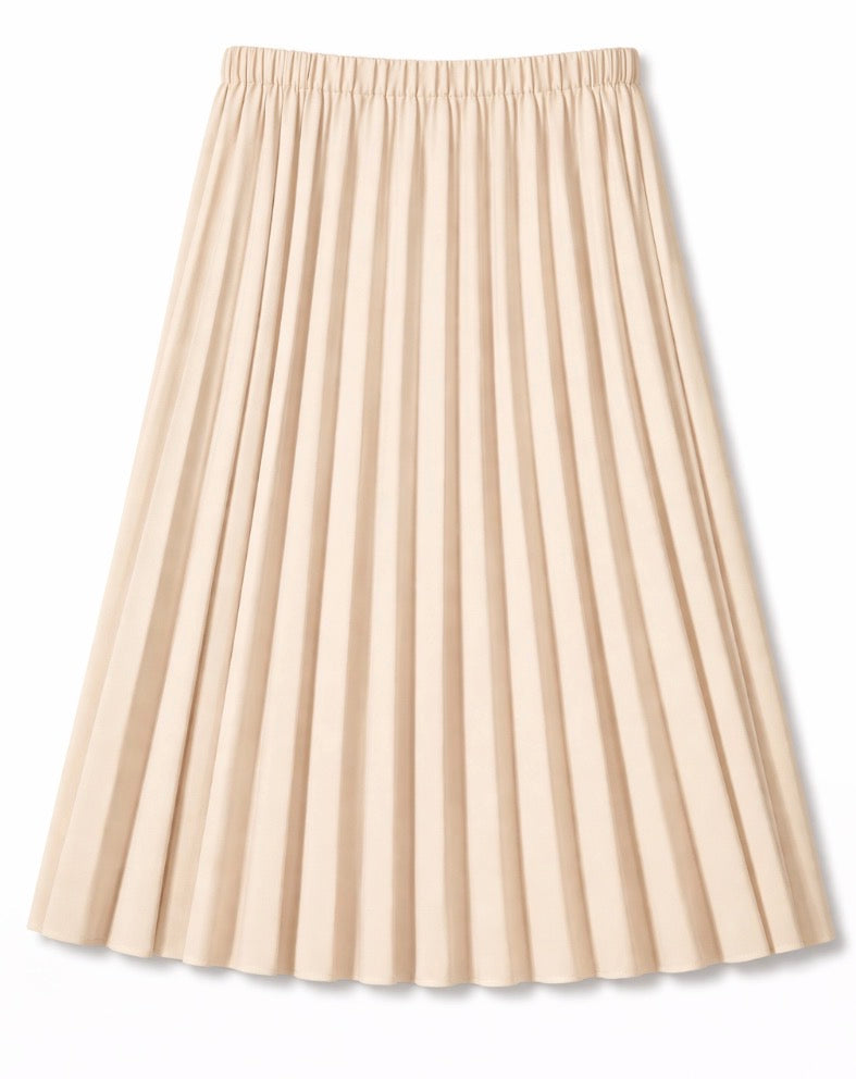 REGULAR LENGTH CRINKLE PLEATED SKIRT