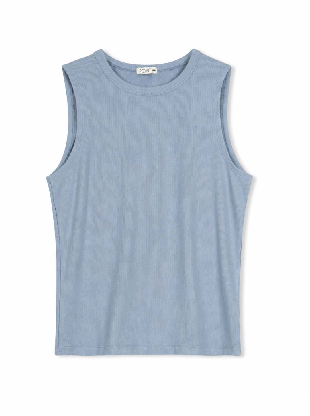 POINT CREW NECK TANK