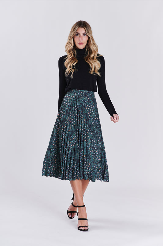 SWIRL CHIFFON SKIRT