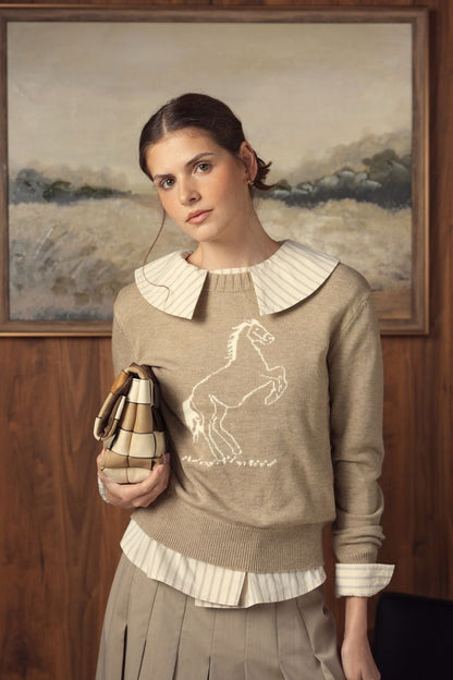 POINT RIDING SWEATER