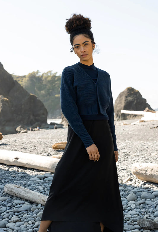 POINT HI LOW SLIP DRESS