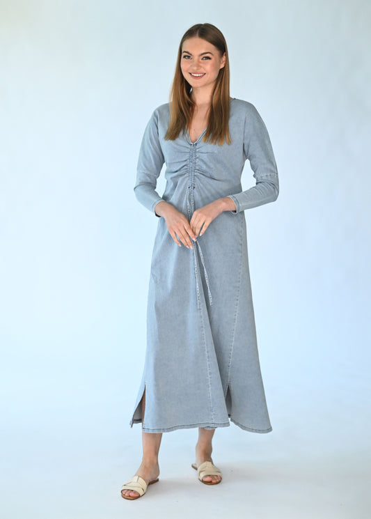 DENIM PULLY DRESS