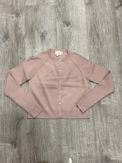 CROPPED RIBBED CARDIGAN