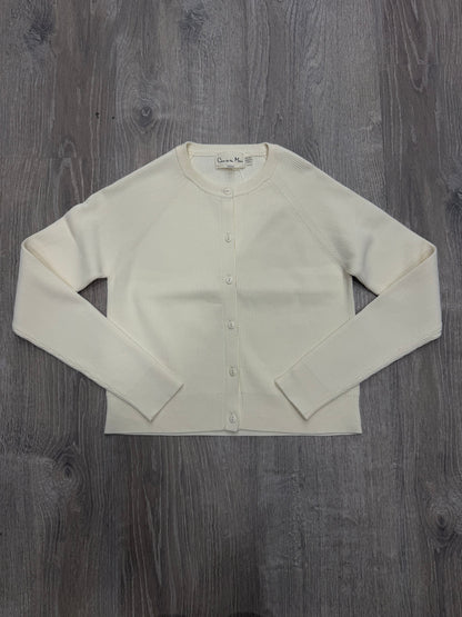 CROPPED RIBBED CARDIGAN