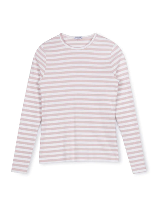 RIB STRIPE PINER TEE