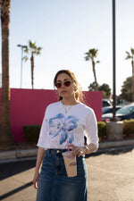 Load image into Gallery viewer, ADINA FLORAL GRAPHIC TEE
